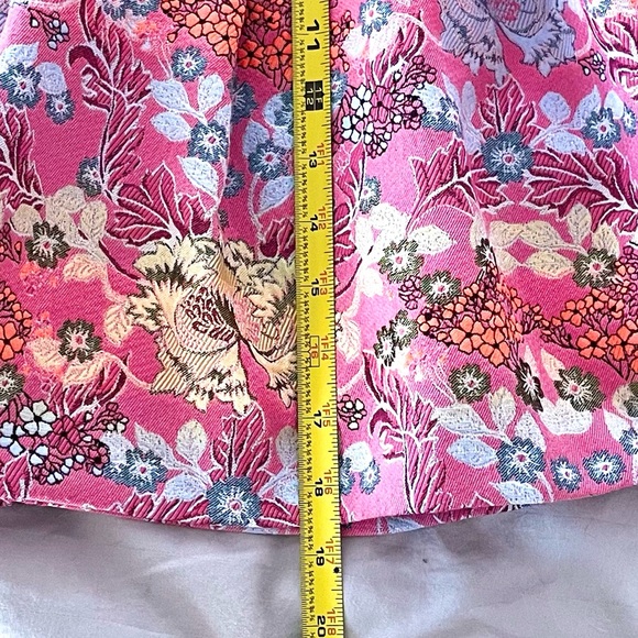 Bebe Floral Jacquard Mini Skirt - Picture 4 of 6